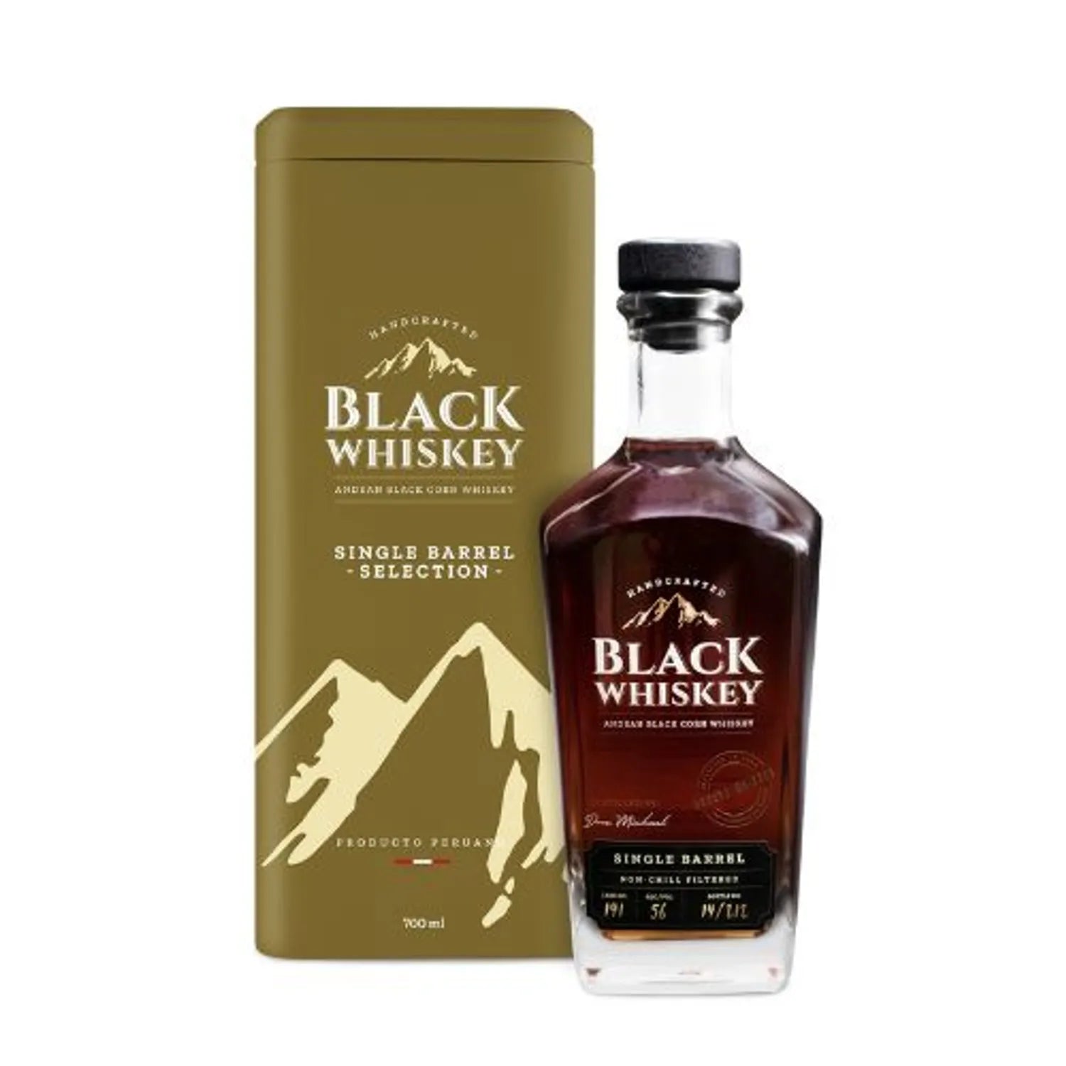 BLACK WHISKEY SINGLE BARREL SELECTION X 700ML