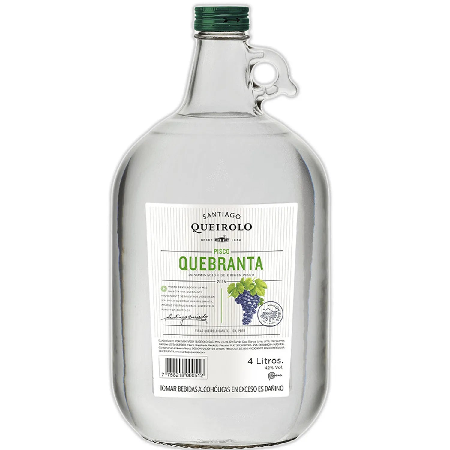 PISCO QUEIROLO QUEBRANTA X 4L