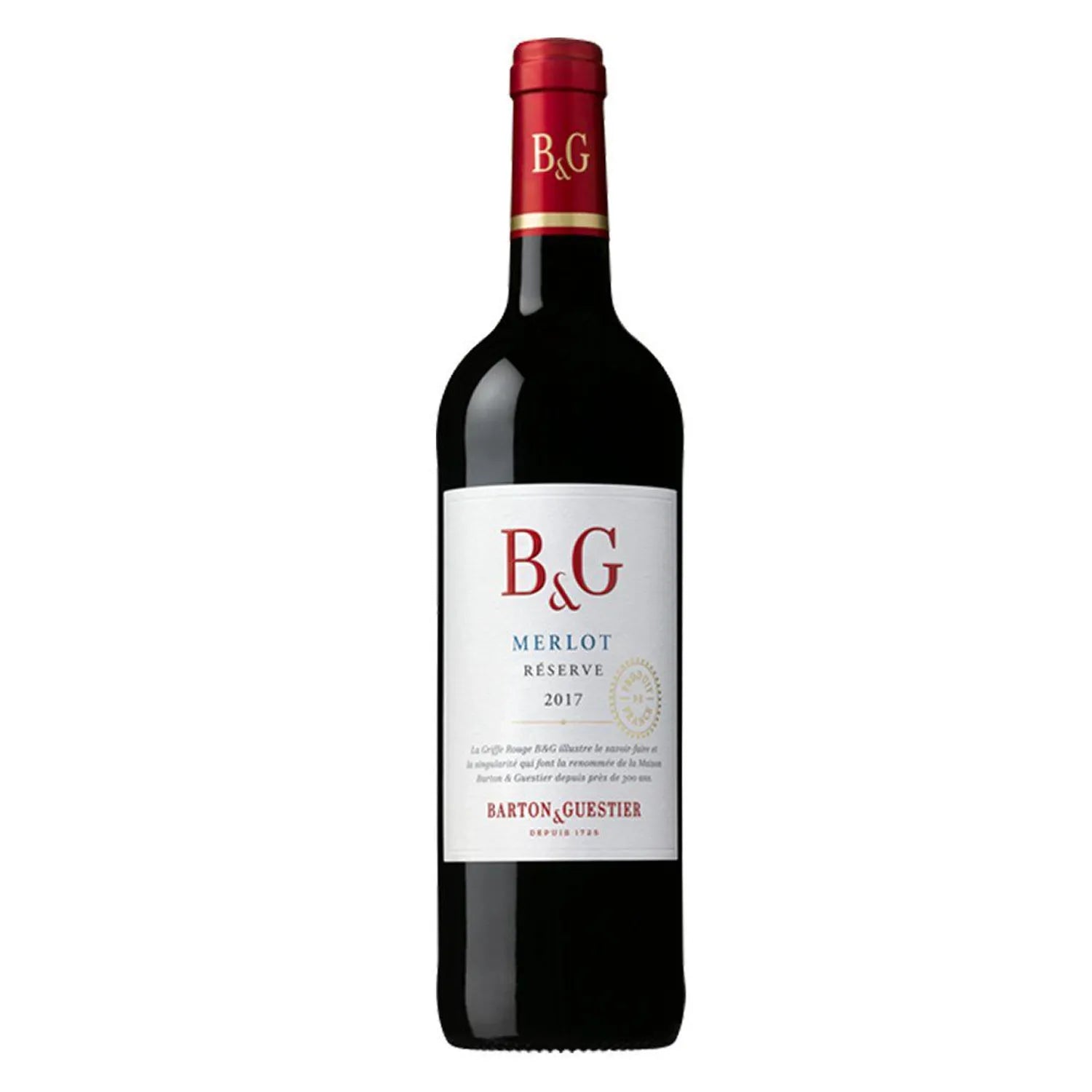 VINO B&G RESERVE MERLOT X 750 ML