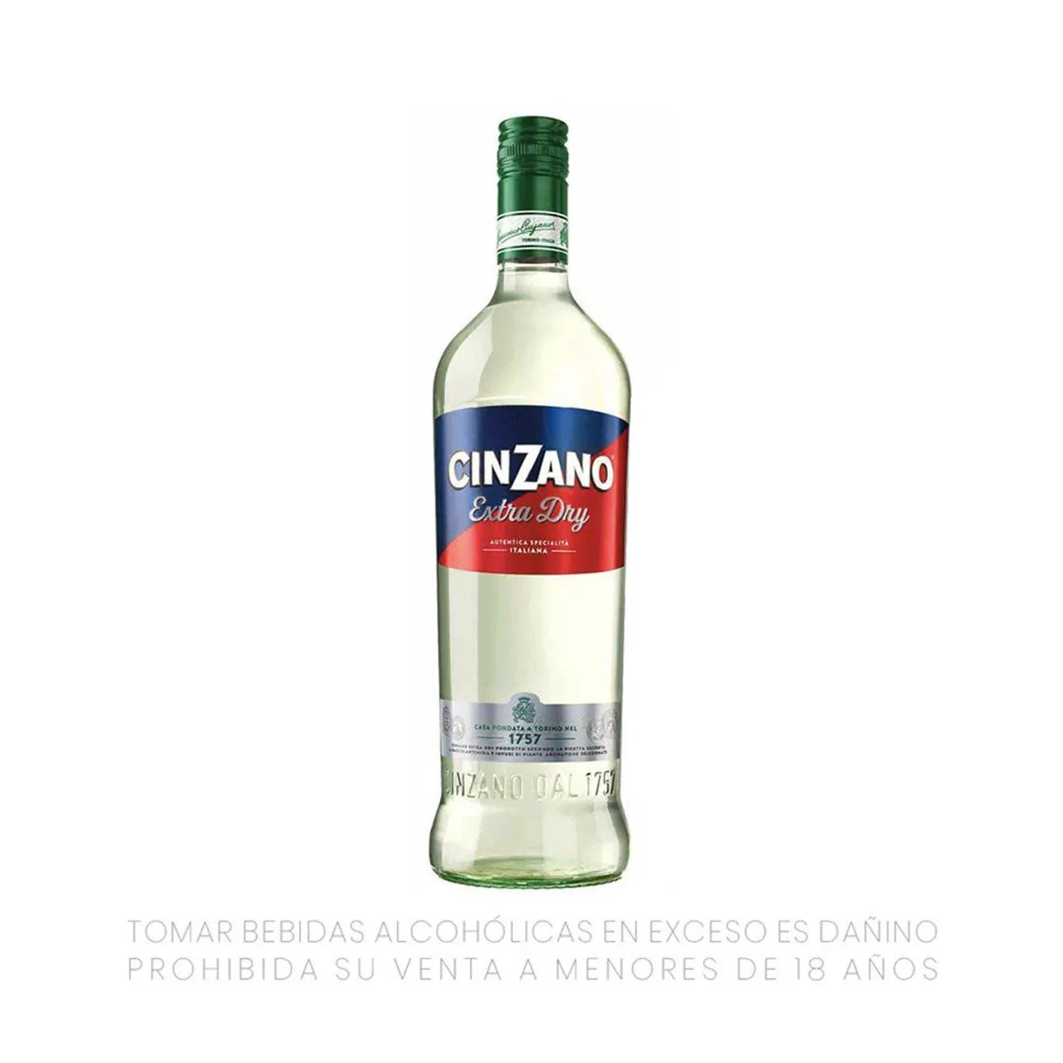 CINZANO VERMOUTH EXTRA DRY X 750ML