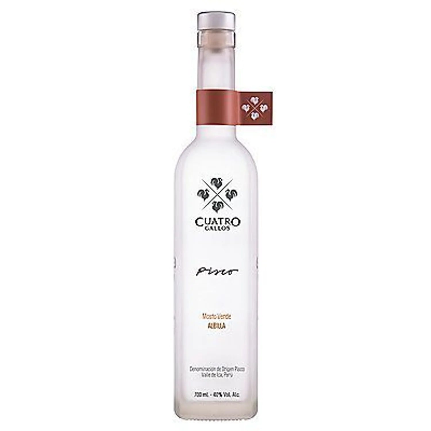 PISCO CUATRO GALLOS M/V ALBILLA X 700ML