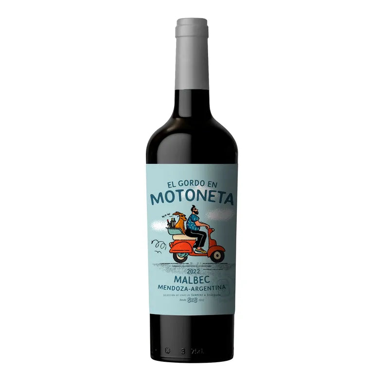 VINO EL GORDO EN MOTONETA RESERVA MALBEC X 750ML